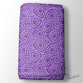 Purple Bandhani Printed Fabric Online India
